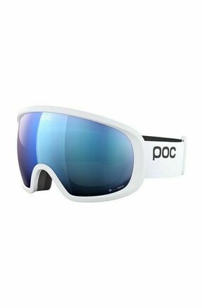 Smučarska očala POC Fovea bela barva - bela. Smučarska očala iz kolekcije POC. Model z lečami s premazom proti praskam.