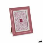 NEW Okvir za fotografije Kristal Roza Plastika (6 kosov) (2 x 24 x 19 cm)