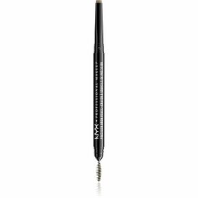 NYX Professional Makeup Precision Brow Pencil svinčnik za obrvi s krtačko 0