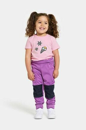 Otroške hlače Didriksons LÖVET KIDS PANT 8 vijolična barva - vijolična. Otroške hlače iz kolekcije Didriksons. Model izdelan iz vodoodpornega materiala.