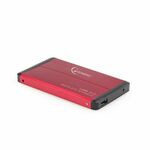 Gembird Zunanji predal za 2,5" naprave, USB 3.0, SATA, rdeč