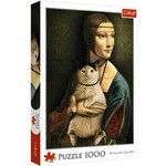 Trefl Puzzle 1000 - Dama z mačko