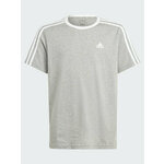 adidas Majica Essentials 3-Stripes Cotton Loose Fit Boyfriend T-Shirt IC3637 Siva Loose Fit