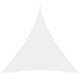 Senčno jadro oksford blago trikotno 5x5x5 m belo