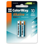 ColorWay Alkalne baterije AAA/ 1,5 V/ 2 kosa v pakiranju/ Blister