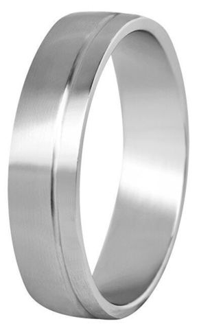 Beneto Moški poročni prstan iz jekla SPP06 (Obseg 66 mm)
