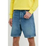Jeans kratke hlače Tommy Hilfiger moške, MW0MW35175 - modra. Kratke hlače iz kolekcije Tommy Hilfiger. Model izdelan iz jeansa. Model iz zračne tkanine z visoko vsebnostjo bombaža.