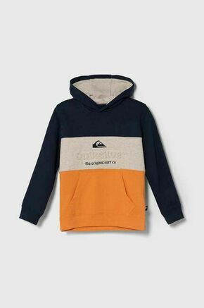 Otroški pulover Quiksilver EMBOSSHOODYTH oranžna barva