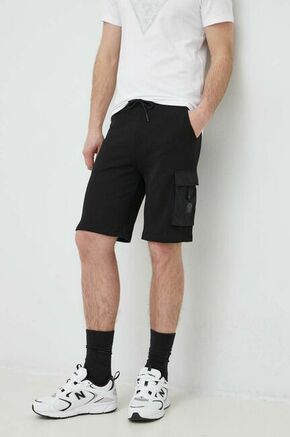 Bombažne kratke hlače North Sails črna barva - črna. Kratke hlače iz kolekcije North Sails. Model izdelan iz pletenine. Izjemno udoben material