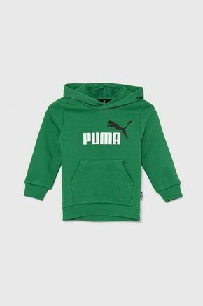Otroški pulover Puma zelena barva