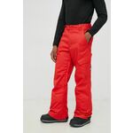 Hlače za bordanje DC Banshee rdeča barva - rdeča. Snowboard hlače iz kolekcije DC. Model izdelan materiala, ki ščiti pred mrazom, vetrom in snegom.