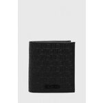 Usnjena denarnica Calvin Klein moška, črna barva, K50K511921 - črna. Mala denarnica iz kolekcije Calvin Klein. Model izdelan iz naravnega usnja.