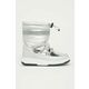 Moon Boot otroške snežke Soft - srebrna. Zimski čevlji iz kolekcije Moon Boot. Podloženi model izdelan iz kombinacije tekstilnega in sintetičnega materiala.