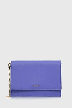 Torbica Liu Jo vijolična barva - vijolična. Majhna torbica iz kolekcije Liu Jo. na zapenjanje