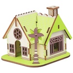 Woodcraft Lesena 3D sestavljanka Ellie's house
