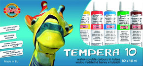 WEBHIDDENBRAND Koh-i-noor komplet tempera/tempera barv 10 x16 ml - Žirafa