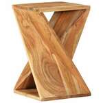 vidaXL Stranska mizica 35x35x55 cm trden akacijev les