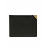 Calvin Klein Velika moška denarnica Cut Corner Bifold 6cc W/Bill K50K509984 Črna