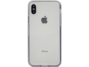 Chameleon Apple iPhone X / XS - Gumiran ovitek (TPU+ALU) - siv
