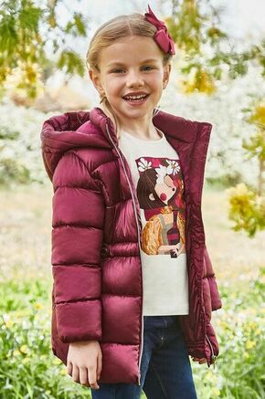 Otroška jakna Mayoral bordo barva - bordo. Otroški jakna iz kolekcije Mayoral. Podložen model