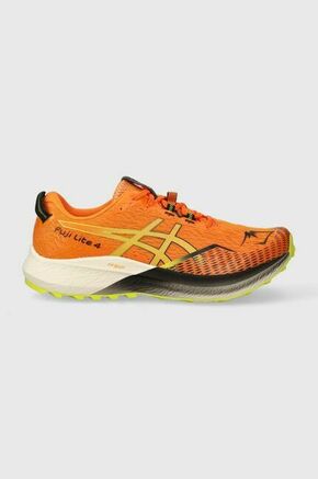 Tekaški čevlji Asics Fuji Lite 4 oranžna barva - oranžna. Tekaški čevlji iz kolekcije Asics. Model zagotavlja blaženje stopala med aktivnostjo.