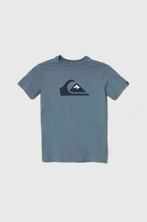 Otroška bombažna kratka majica Quiksilver COMPLOGOYTH - modra. Otroška lahkotna kratka majica iz kolekcije Quiksilver