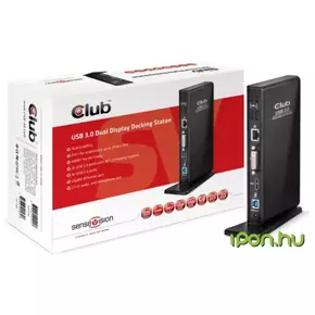 Club3D USB 3.0 dokovalna postaja z dvema zaslonoma