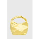 Torbica Stine Goya rumena barva - rumena. Majhna torbica iz kolekcije Stine Goya. Model na zapenjanje, izdelan iz tekstilnega materiala. Material, ki je izjemno prijeten na otip.