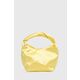 Torbica Stine Goya rumena barva - rumena. Majhna torbica iz kolekcije Stine Goya. Model na zapenjanje, izdelan iz tekstilnega materiala. Material, ki je izjemno prijeten na otip.