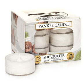 Yankee Candle Aromatične čajne sveče Shea maslo 12 x 9