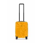 Kovček Crash Baggage ICON rumena barva - rumena. Kovček iz kolekcije Crash Baggage. Model izdelan iz plastike.