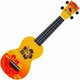 Mahalo Hibiscus Soprano ukulele Hibiscus Orange Burst