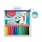 WEBHIDDENBRAND Maped - Marker WB Dry Erase Fun Colours 12 barv