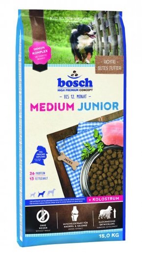 Bosch hrana za pasje mladiče srednje velikih pasem Medium Junior