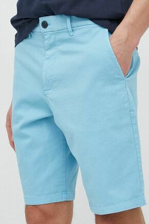 Kratke hlače GAP moški - modra. Kratke hlače iz kolekcije GAP. Model izdelan iz prožnega materiala
