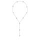 JwL Luxury Pearls Spremenljiva srebrna ogrlica s pravimi baročnimi biseri JL0708 srebro 925/1000