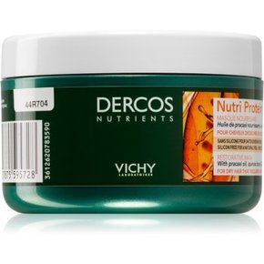 Vichy Dercos Nutri Protein maska za lase za poškodovane lase za razcepljene konice za suhe lase 250 ml