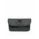 Kozmetična torbica Guess črna barva - črna. Kozmetična torbica iz kolekcije Guess. Model izdelan iz ekološkega usnja.