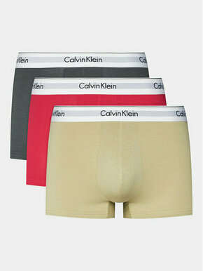 Calvin Klein Set 3 parov boksaric Trunk 3Pk 000NB2380A Pisana