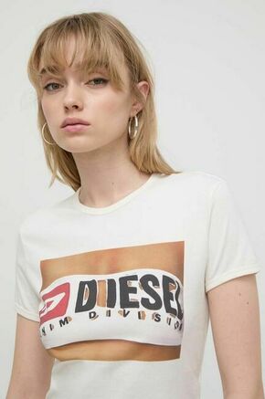 Bombažna kratka majica Diesel ženski