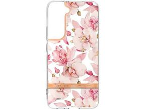 Chameleon Samsung Galaxy S23+ - Gumiran ovitek (TPUP) - Flowers - roza