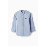 Otroška bombažna srajca zippy - modra. Otroški srajca iz kolekcije zippy. Model izdelan iz vzorčaste tkanine.