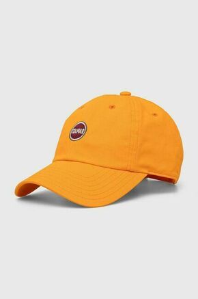 Bombažna bejzbolska kapa Colmar oranžna barva - oranžna. Kapa s šiltom vrste baseball iz kolekcije Colmar. Model izdelan iz bombažnega materiala.