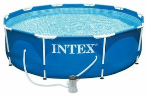 Vrtni bazen INTEX 28202NP Metal frame 305 x 76 cm s kartušno črpalko
