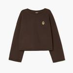 Cropp - Pulover s potiskom - rjava 703IK-88X