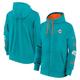 Miami Dolphins Nike Cotton Full-Zip Fleece jopica s kapuco, velikost M