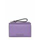 Denarnica Karl Lagerfeld ženski, vijolična barva - vijolična. Mala denarnica iz kolekcije Karl Lagerfeld. Model izdelan iz ekološkega usnja.