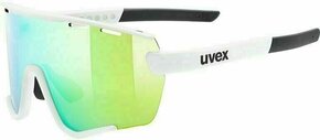 UVEX Sportstyle 236 Set White Mat/Green Mirrored Kolesarska očala