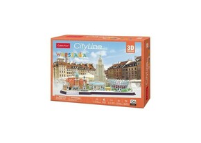 CubicFun 3D sestavljanka CityLine panorama: Varšava 159 kosov