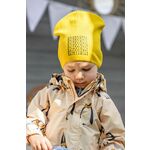 Otroška bombažna kapa Jamiks ARAGORN rumena barva - rumena. Otroška kapa iz kolekcije Jamiks. Model izdelan iz pletenine s potiskom.
